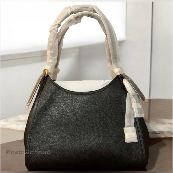 Coach Bella Medium Pebble Leather Shoulder Bag - Black NWT - Picture 12 of 16